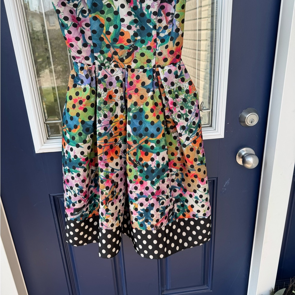 Colorful Polka Dot Dress